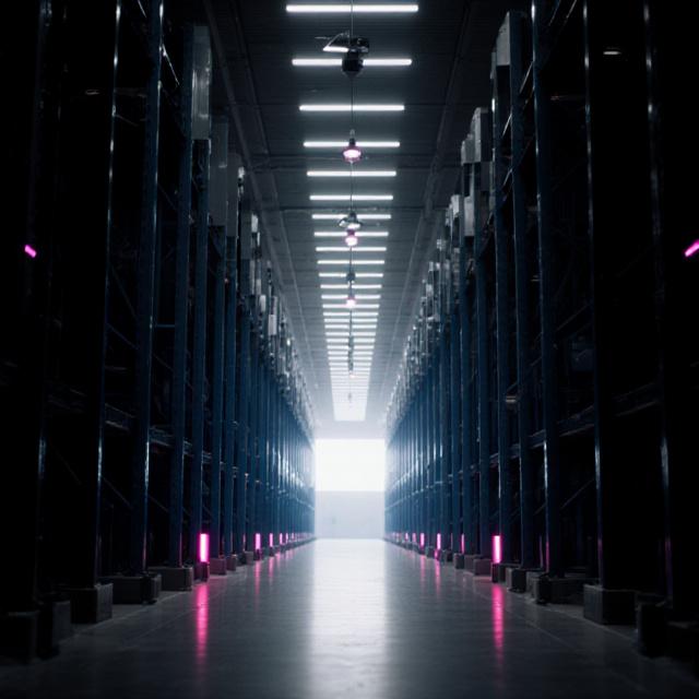 High tech warehouse surveillance