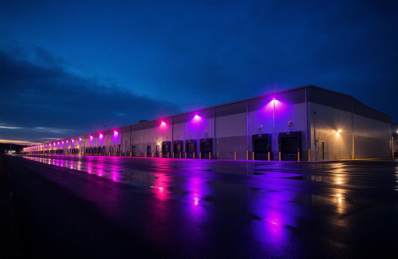 Modern logistics warehouse in Springfield Virginia